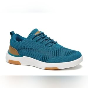 Orthofeet Womens Comfort Walking Tennis Shoes Sneakers Size 8.5, Ocean Blue